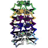 Lente estrella 2025 metálico x1